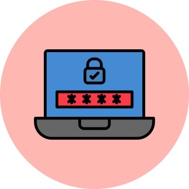 Bilgisayar. Web simgesi basit illüstrasyon