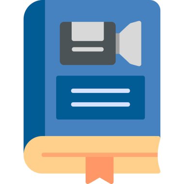 Sinema web simgesi basit illüstrasyon