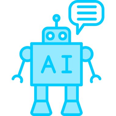 Konuş. Web simgesi basit illüstrasyon