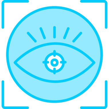 Vision icon modern vector illustration