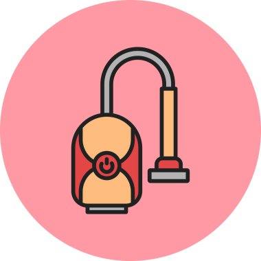 vector illustration of modern Vacuum Cleaner