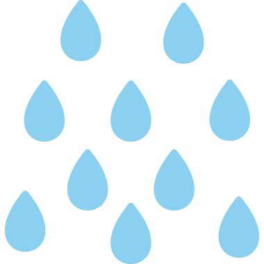 Bir damla su. Simgenin vektör illüstrasyonu