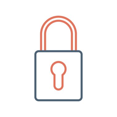 ikon vektör illüstrasyonunu kilitle 