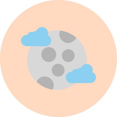 Ayın soyut web renk çizimi  