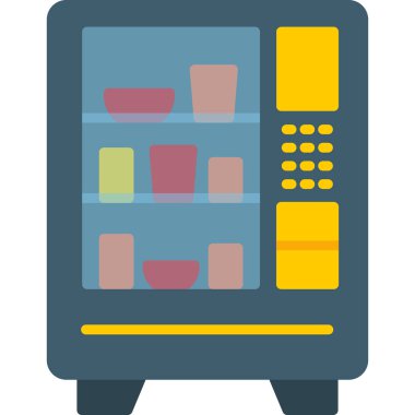 Satış makinesi. Web simgesi basit tasarım