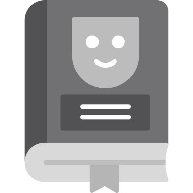 Çizgi roman ikonu, modern tasarım illüstrasyonu