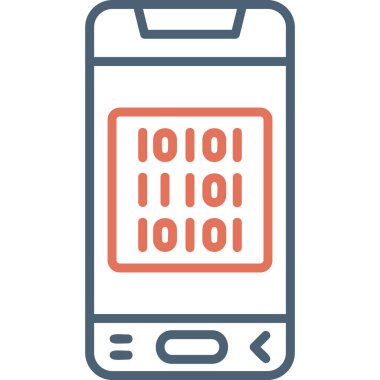 Cep telefonu. Basit resimleme