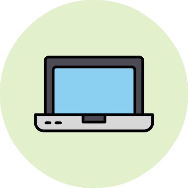 Bilgisayar. Web simgesi basit illüstrasyon