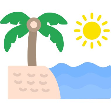 Yaz tatili. Web simgesi