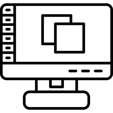 Kişisel ve ticari kullanım için katmanlar, illüstrasyon simgesi 