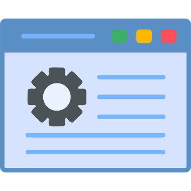 Webpage web icon, vector illustration