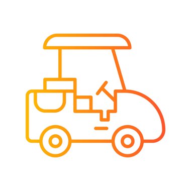 araç web simgesi basit illüstrasyon