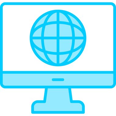 Genel çevrimiçi modern simge vektör illüstrasyonu