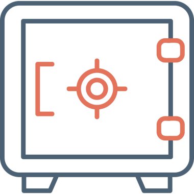 Dolap. Web simgesi basit illüstrasyon