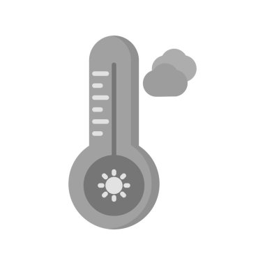 Termometre. Web simgesi basit tasarım