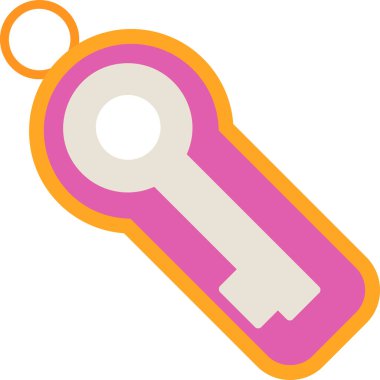 Anahtar simgesi web simgesi basit illüstrasyon