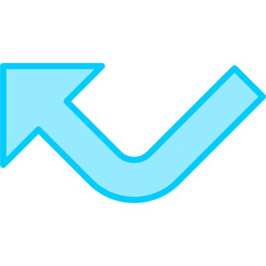 Ok. Web simgesi basit illüstrasyon