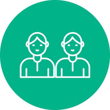 Abstract vector illustration of team work