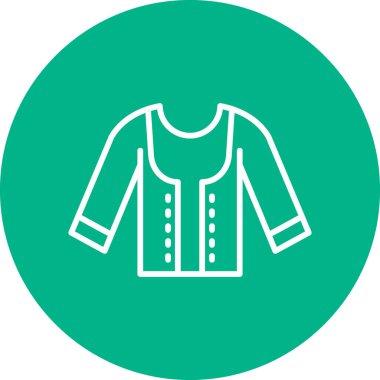 Ceket simge vektör çizim