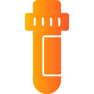 test tübü web simgesi basit tasarım