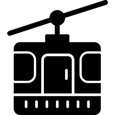 tren. Web simgesi basit illüstrasyon