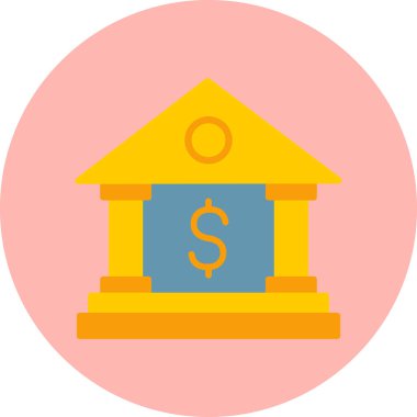 Bank icon modern vector illustration