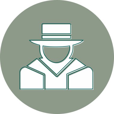 İnsan simgesinin vektör illüstrasyonu