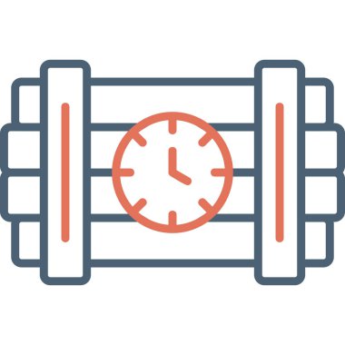 vector illustration of bomb modern icon