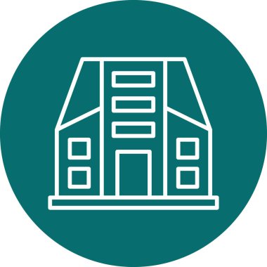 Yapı simgesinin vektör illüstrasyonu