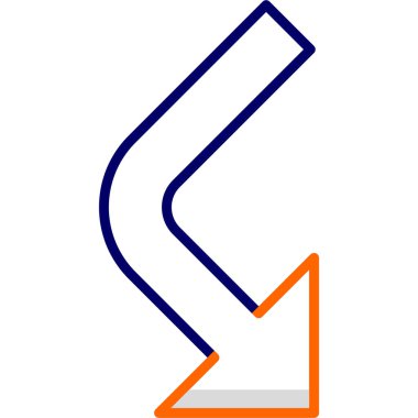 Ok. Web simgesi vektör illüstrasyonu