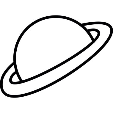 Astronomi. Web simgesi basit illüstrasyon