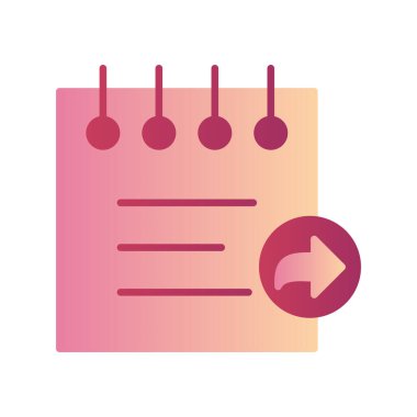 Notes Share web icon, vector illustration