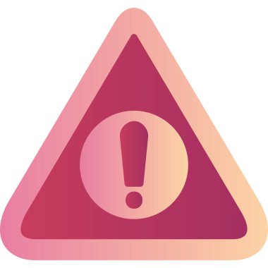 uyarı simgesi vektör illüstrasyonu