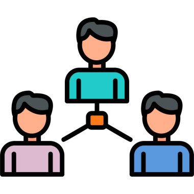 İş ekibi, insanlar vektör illüstrasyon 