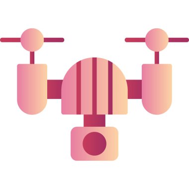 robot. Web simgesi basit illüstrasyon