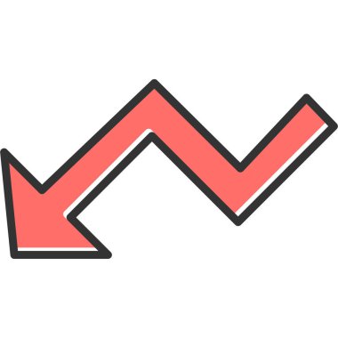 Ok. Web simgesi basit illüstrasyon