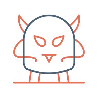 cartoon art illustration of Ghost creature