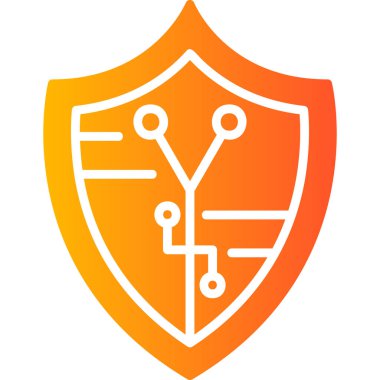 kalkan simgesi, vektör illüstrasyonu basit tasarım