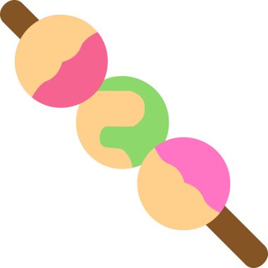 Dango simgesinin vektör illüstrasyonu