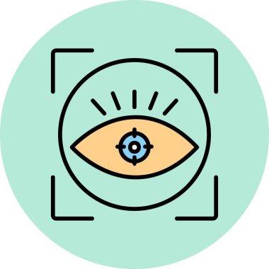 Vision icon modern vector illustration