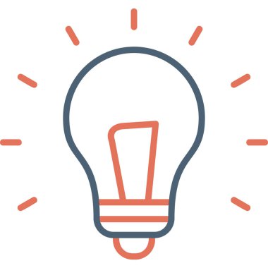 ampul vektör simgesi