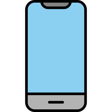 akıllı telefon simgesi vektör illüstrasyonu