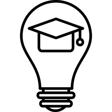 Eğitim sembolü. düz tasarım biçimi.