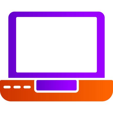 Bilgisayar. Web simgesi basit illüstrasyon