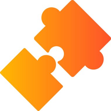 Bulmaca simgesi vektör çizimi