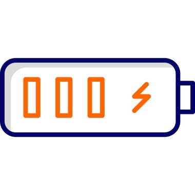 Pil. Web simgesi basit illüstrasyon