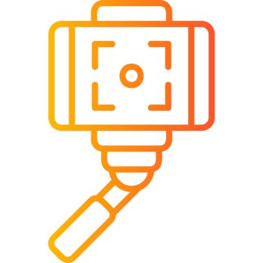 Kamera. Web simgesi basit illüstrasyon