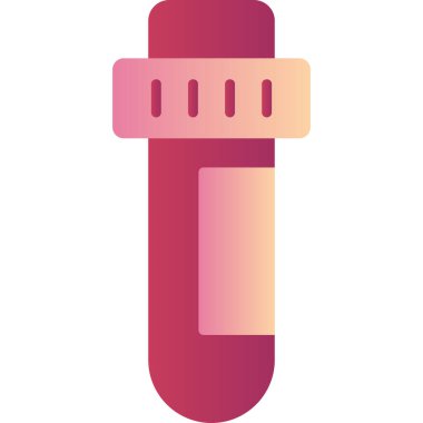 test tübü web simgesi basit tasarım