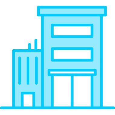 Ofis simgesi vektör illüstrasyonu