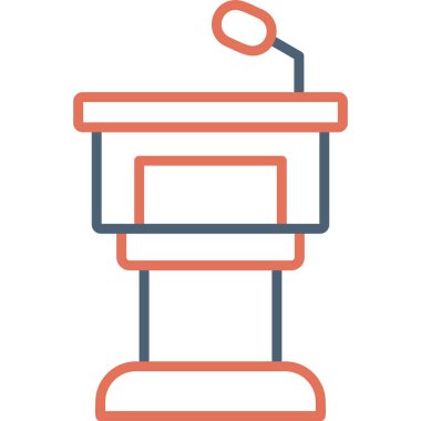 Masa. Web simgesi basit illüstrasyon